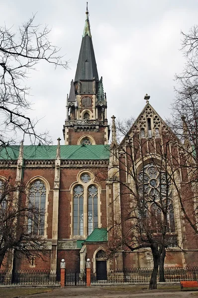 教会的圣 olha 和伊丽莎白在利沃夫 — 图库照片