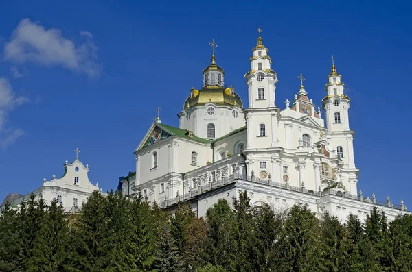 Holy Dormition Cathedral in Pochaev Lavra — Stock Photo, Image