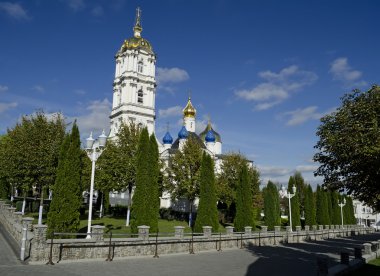 pochaev lavra Trinity Katedrali ve çan kulesi