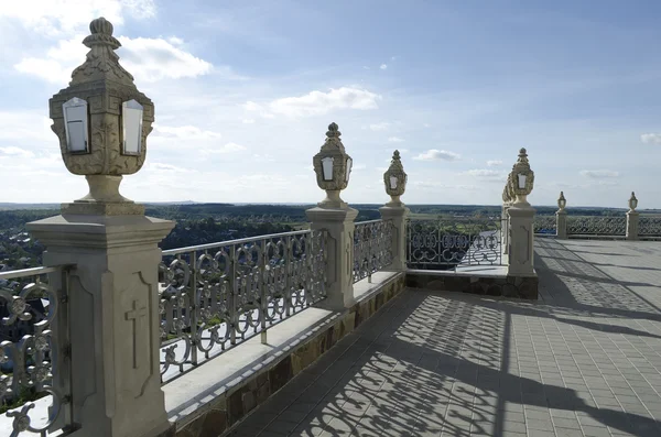 Terraza Catedral de Santa Dormición en Pochaev Lavra —  Fotos de Stock