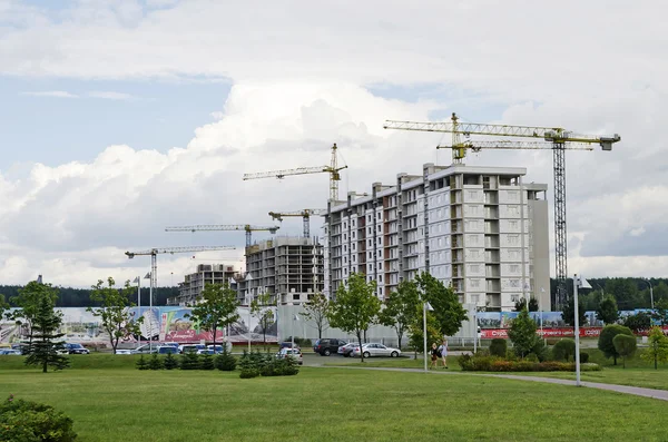 Новое здание в Минске — стоковое фото