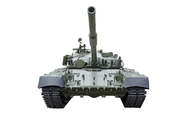 Beyaz bitti izole Rus tankı — Stok fotoğraf