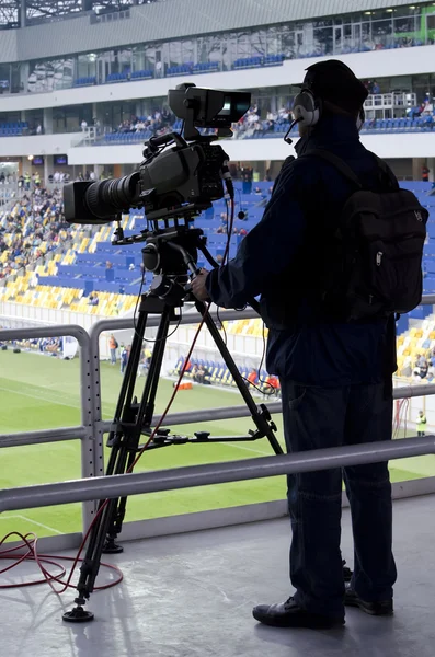 Cameraman televisivo — Foto Stock