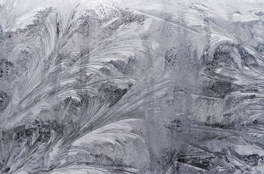 pencerede ayaz desen