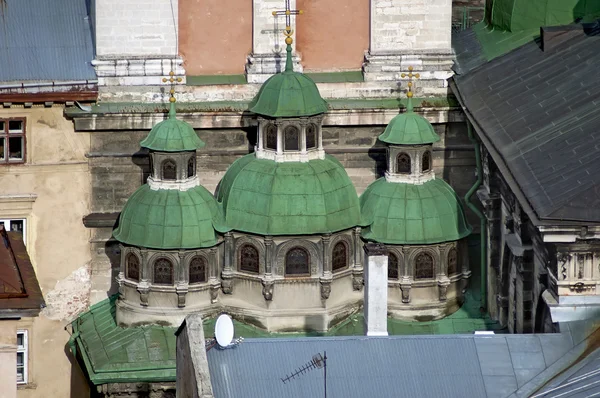Veronderstelling kerk in lvov, Oekraïne — Stockfoto