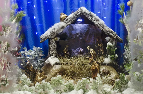 Simbolo del Natale - Presepe — Foto Stock