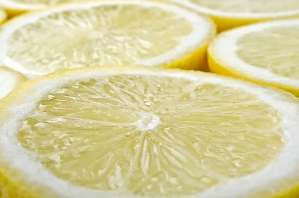 Food background - Sliced mugs lemon — Stock Photo, Image