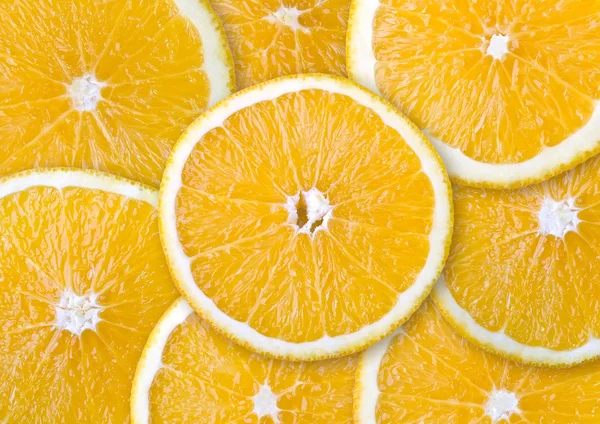 Food background - Sliced orange — Stock Photo, Image
