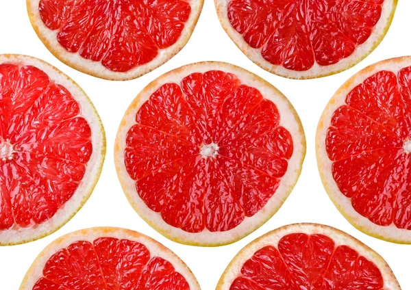 Food background - Sliced grapefruit — Stock Photo, Image