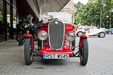 Retro araba yakın çekim