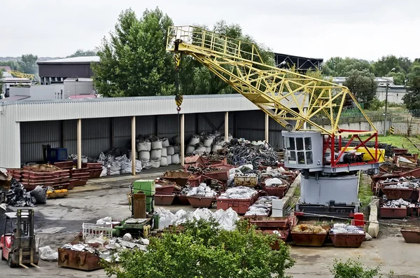 Riciclaggio rottami metallici — Foto Stock