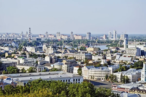 Panorama of Kiev in the summer