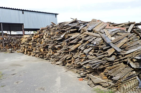 Pile of firewood — Stock Photo, Image