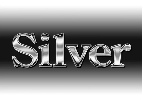 Серебро — стоковое фото