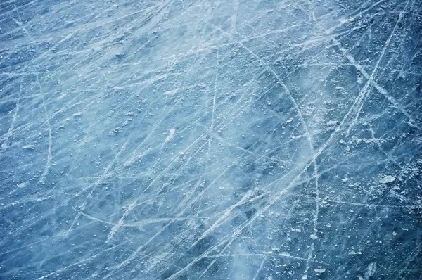 Rysy na powierzchni lodu — Zdjęcie stockowe