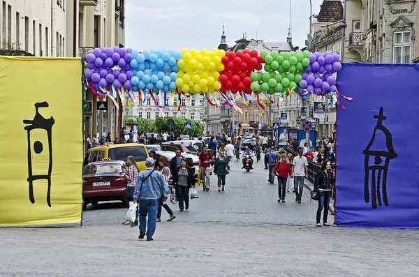 Día de la Ciudad en Lvov — Foto de Stock