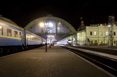 tren istasyonunda tren