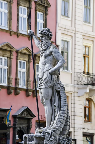 Скульптура Нептуна — стоковое фото