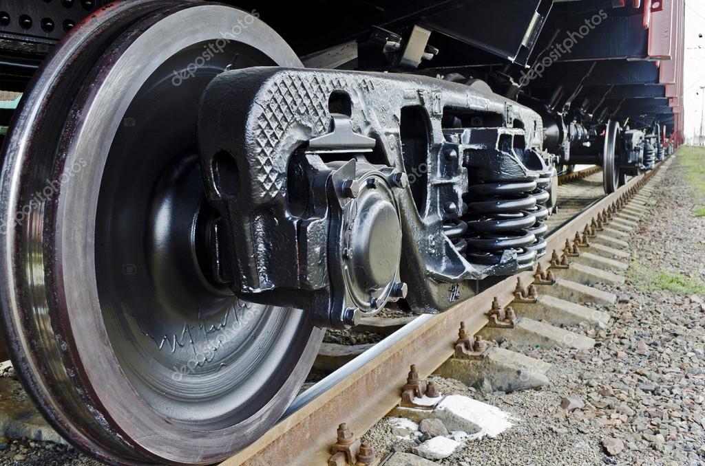 Wheels of a freight train — Stock Photo © Dmitrydesign 26019493