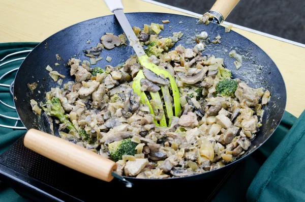 Fried mushrooms — Stock Photo, Image