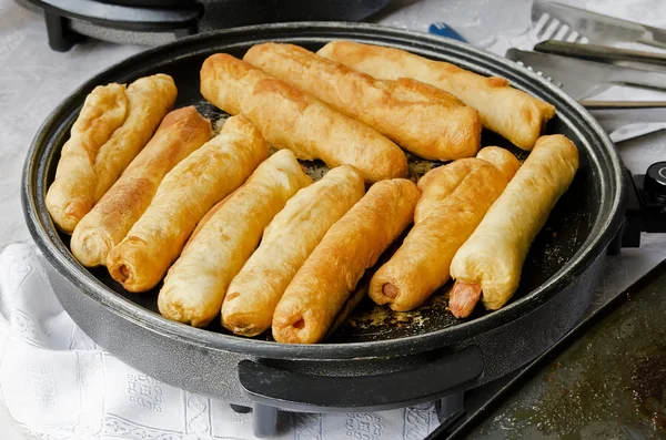 Sausage rolls — Stock Photo, Image