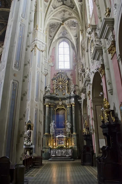 Interior Latin Cathedral in Lvov — Stock Photo, Image