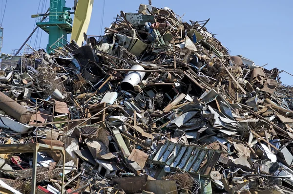 Base voor de opvang van schroot — Stockfoto