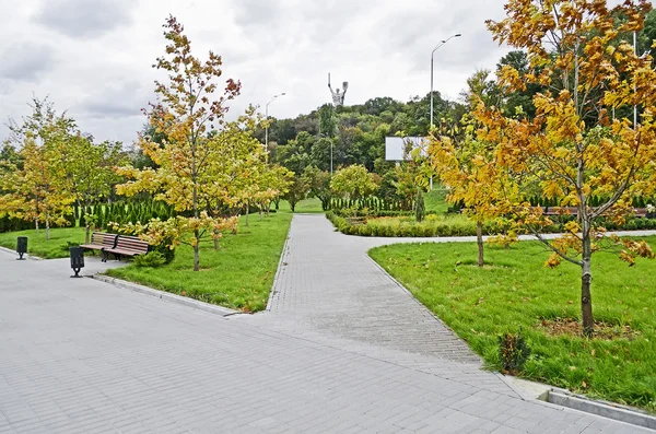 Viale del parco a Kiev — Foto Stock