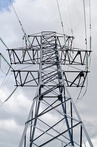 Elektrické přenosové vedení — Stock fotografie