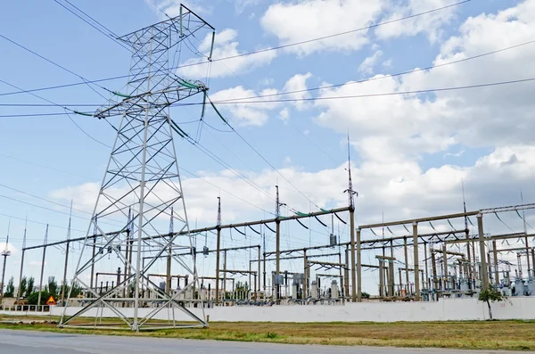 Subestação elétrica — Fotografia de Stock