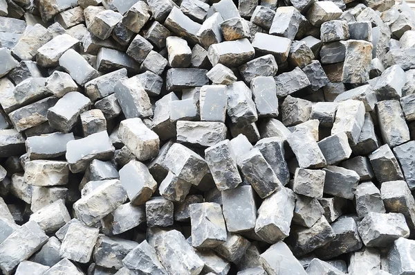 Pile of cobblestone pavers — Stock Photo, Image