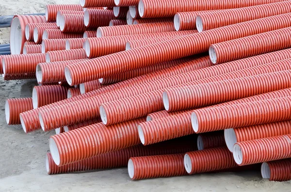 Plastic pipes — Stock Photo, Image