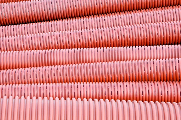 Plastic pipes Royalty Free Stock Photos