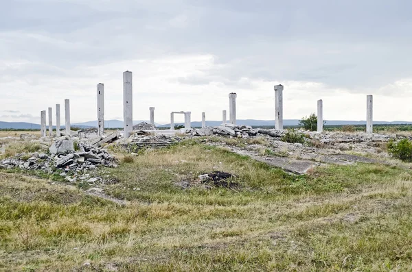 Rovine dell'edificio agro — Foto Stock