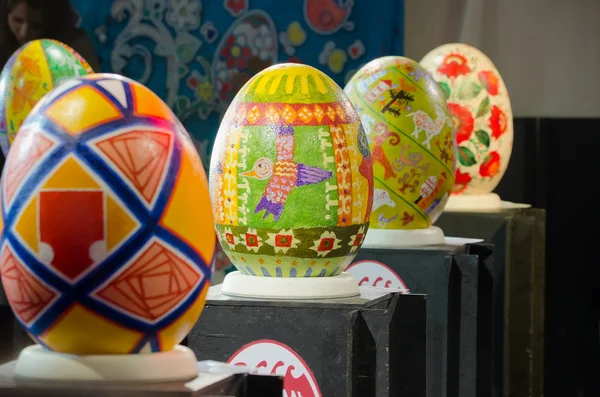 Pasen eieren op het festival in lvov — Stockfoto