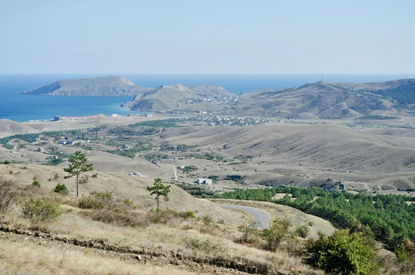 Ordzhonikidze and Dvuyakornaya Bay in Crimea — Stock Photo, Image