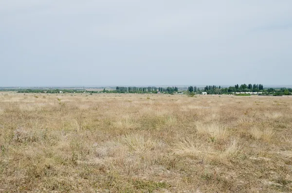 Paisagem de estepe na Crimeia — Fotografia de Stock