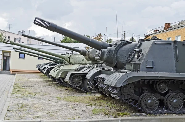Soviet tanks — Stock Photo, Image