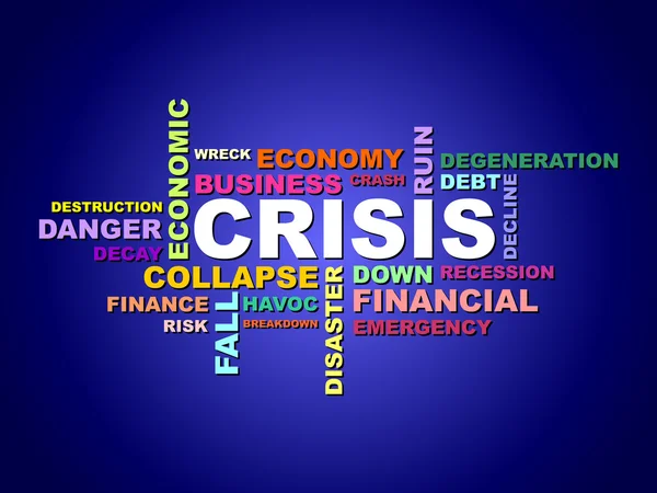 Crise — Image vectorielle