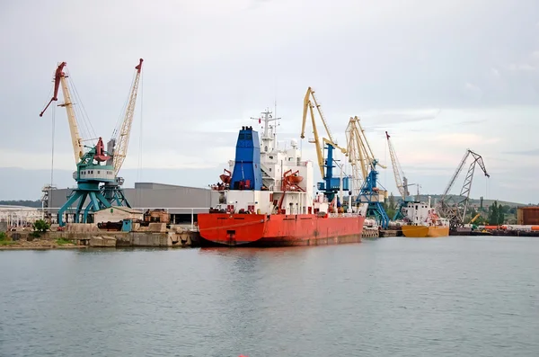 Керченський морський рибний порт — стокове фото