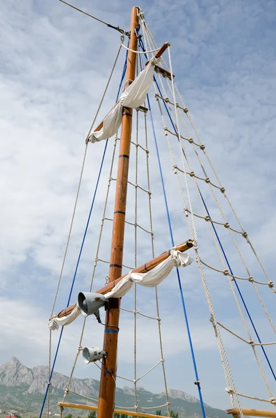 Mast jacht — Stockfoto