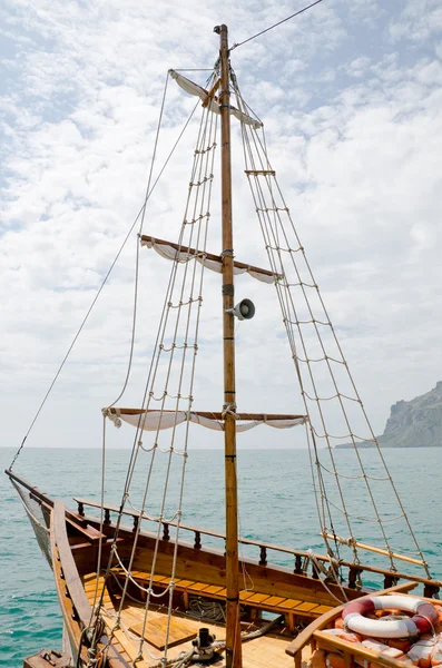 Pleasure  Yacht in Crimea — Stockfoto