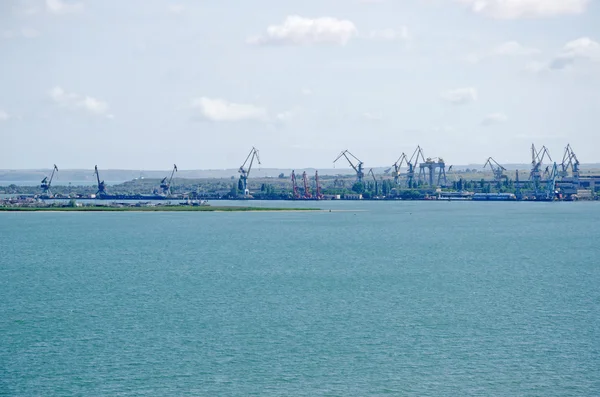 Shipbuilding yard in Kerch — Stock Photo, Image