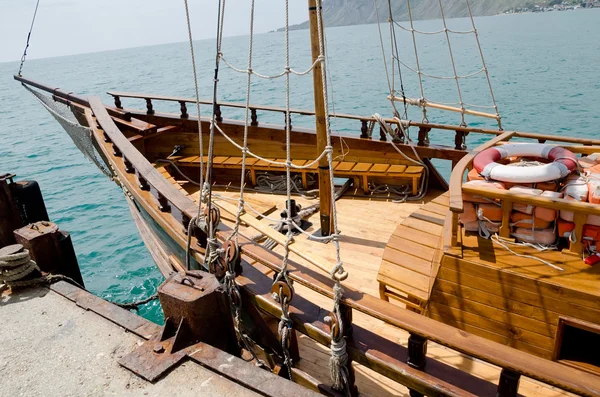 游艇在克里米亚半岛 — 图库照片