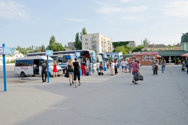 Estación de autobuses en Teodosia — Foto de Stock