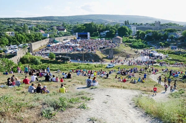 6月12日 6月12日に旧要塞の領土で開催された名誉のガラコンサート ウクライナ — ストック写真