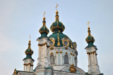 Kiev Saint Andrew's kilise kubbeleri