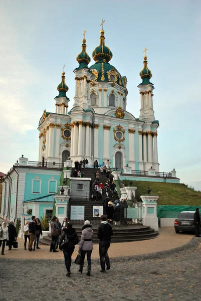 Iglesia de San Andrés en Kiev — Foto de Stock