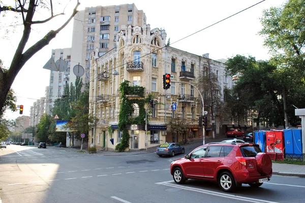 Oles Honchar's street in Kyiv — Stock Photo, Image