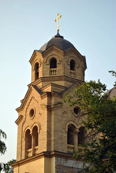 Centralna wieża kościoła st iliya, Eupatorii — Zdjęcie stockowe